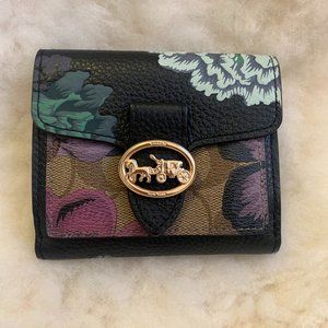 Coach Outlet Kaffe Fasset small bifold wallet
